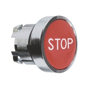 CABEZA DE PULSADOR, Ø 22, ROJO, STOP. ZB4BA434 SCHNEIDER ELECTRIC