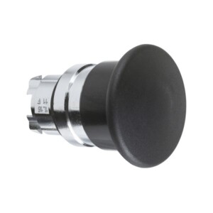 Pulsador Tipo Hongo con Retorno Negro, ZB4BC2 Schneider Electric  ZB4BC2
