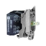 CUERPO PARA BOTÓN DE CONTROL, LED VERDE, 1NA + 1NC, 14MA, ZB4BW0G35 SCHNEIDER ELECTRIC