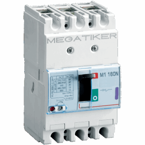 Interruptor termomagnético M1 160N, 3 polos, 100 A   T713N100