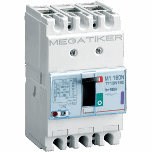 Interruptor termomagnético M1 160N, 3 polos, 160 A   T713N160