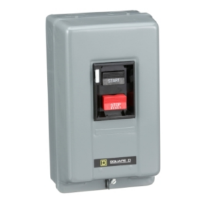 Manual Starter, integral horsepower, NEMA M1, 600 VAC, 3 pole, 10 HP at 380/575 VAC, three phase, no indicator, NEMA 1 2510MCG3
