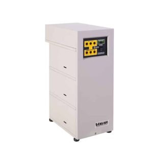 Regulador marca Vogar Trifasico de 6 Kva LAN-36. Proporcionan una protección eléctrica pueden ser de uso Industrial, Empresarial y/o Comercial.