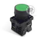 BOTON PUL LUMINOSO PLASTICO VERDE SLPRL2