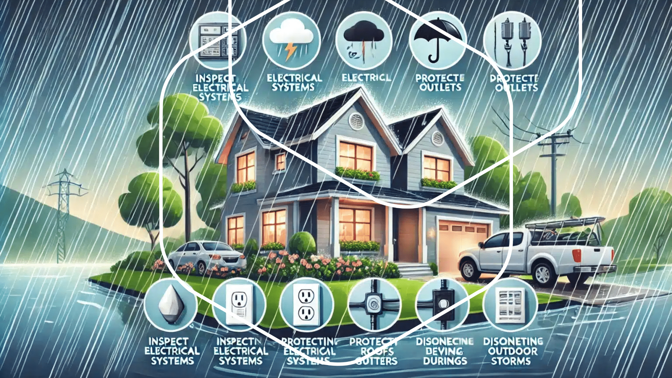 Seguridad eléctrica en temporada de lluvias